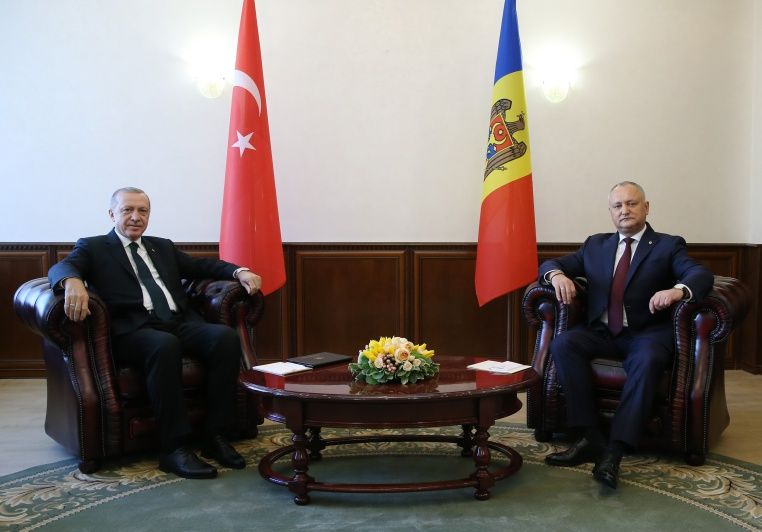Erdoğan Dodon tarafından resmi törenle karşılandı! 14