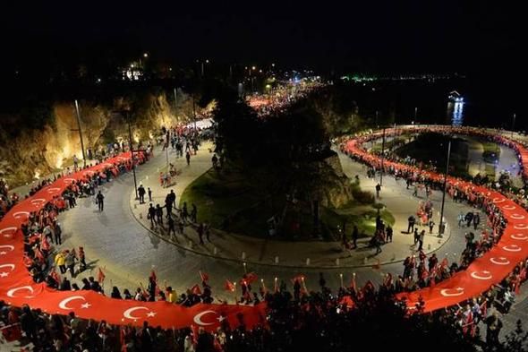 29 Ekim kutlamalarından müthiş görüntüler! 9