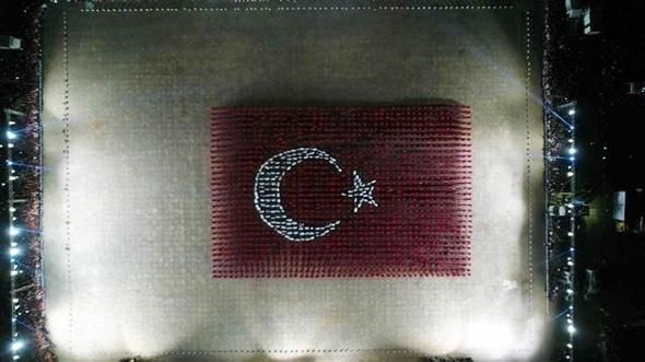 29 Ekim kutlamalarından müthiş görüntüler! 2