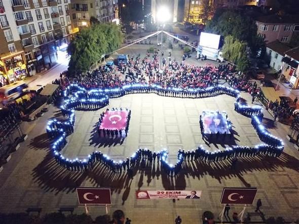 29 Ekim kutlamalarından müthiş görüntüler! 7