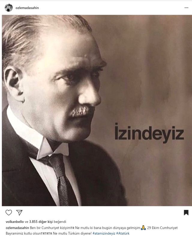 Ünlü isimlerden Cumhuriyet Bayramı paylaşımları! 5