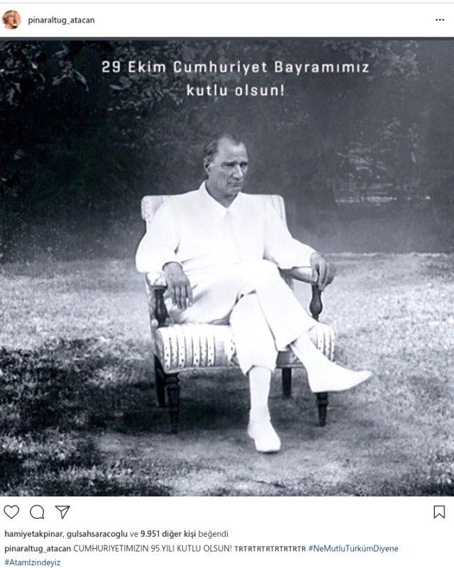 Ünlü isimlerden Cumhuriyet Bayramı paylaşımları! 4