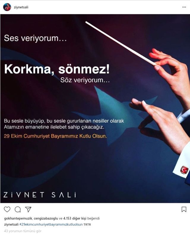 Ünlü isimlerden Cumhuriyet Bayramı paylaşımları! 3