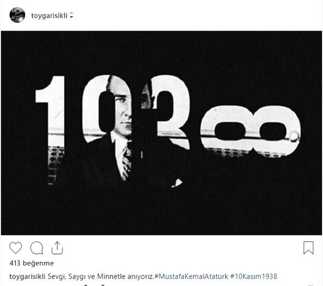 Ünlü isimler Ulu Önder'i paylaşımlarıyla andı! 5