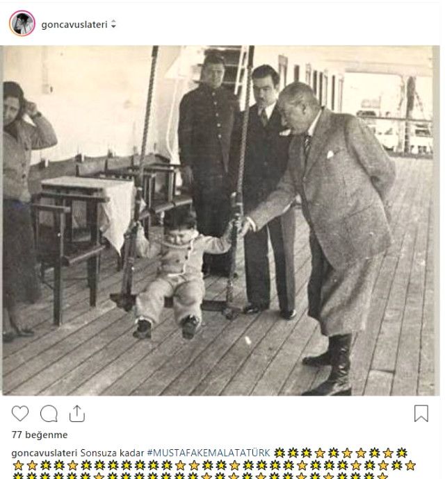 Ünlü isimler Ulu Önder'i paylaşımlarıyla andı! 3