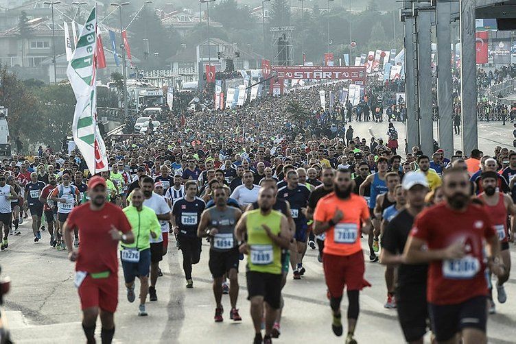 Maratondan geriye bu renkli kareler kaldı! 20