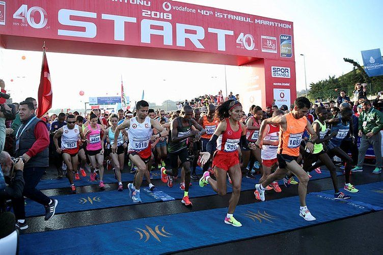 Maratondan geriye bu renkli kareler kaldı! 29