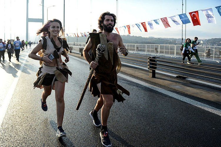 Maratondan geriye bu renkli kareler kaldı! 34