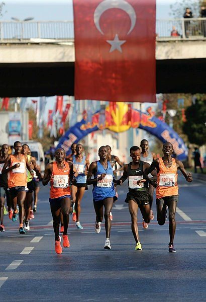 Maratondan geriye bu renkli kareler kaldı! 7