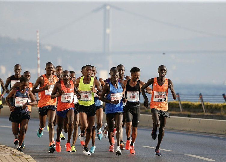 Maratondan geriye bu renkli kareler kaldı! 10