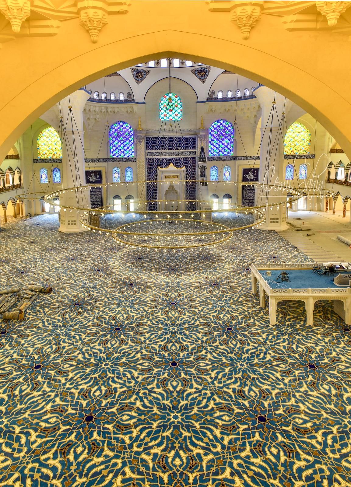 Çamlıca Camii'nin içi ilk defa görüntülendi! 10