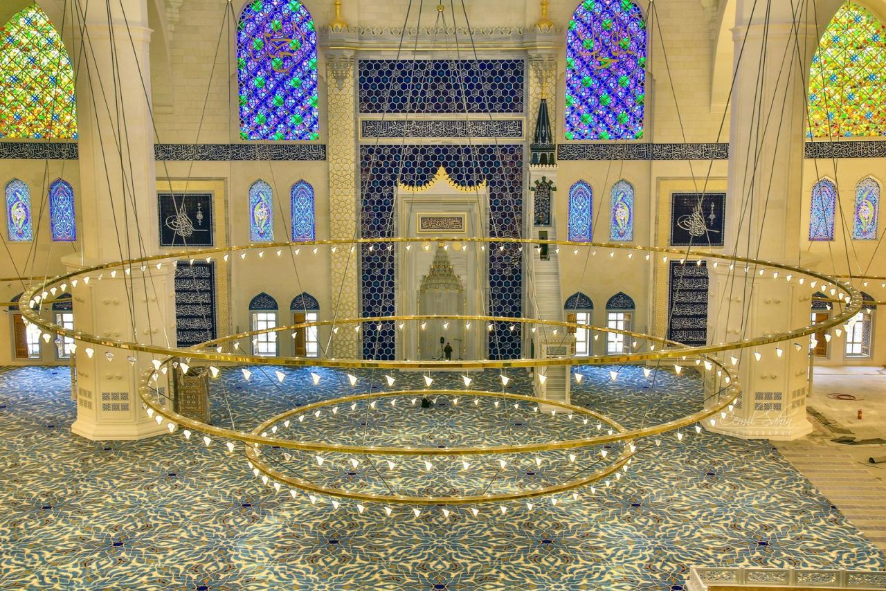 Çamlıca Camii'nin içi ilk defa görüntülendi! 12