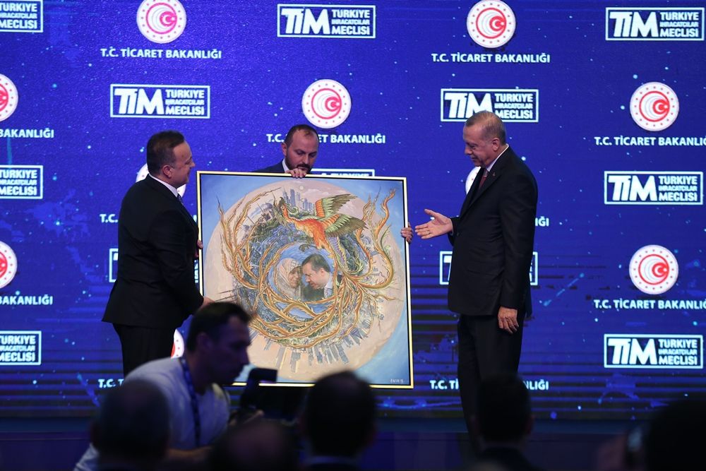 Cumhurbaşkanı Erdoğan'ı duygulandıran hediye... 1