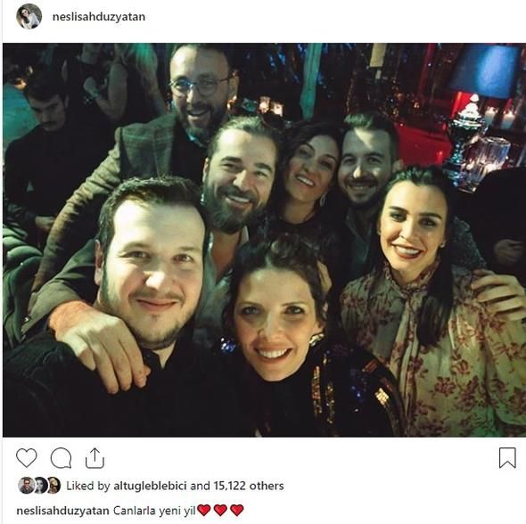 Ünlü isimler yeni yıla böyle girdi! 2