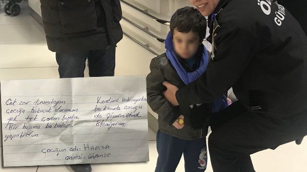 Küçük Hamza beş satırlık bir notla terk edildi! 1
