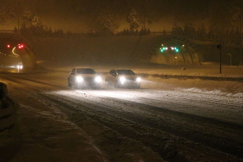 Bolu Dağı geçişi TIR ve kamyonlara kapatıldı... 1