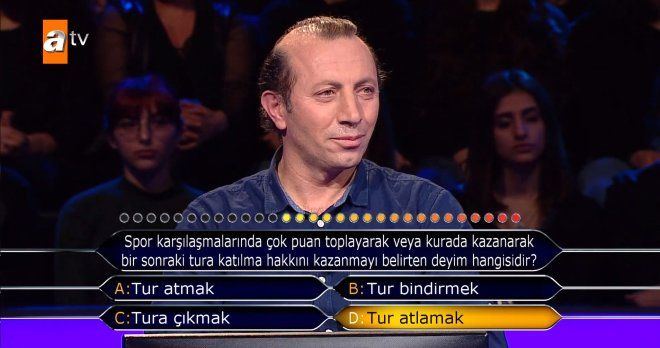 Topkapı Sarayı'nda çalışan işçi Milyoner'e damga vurdu! 10