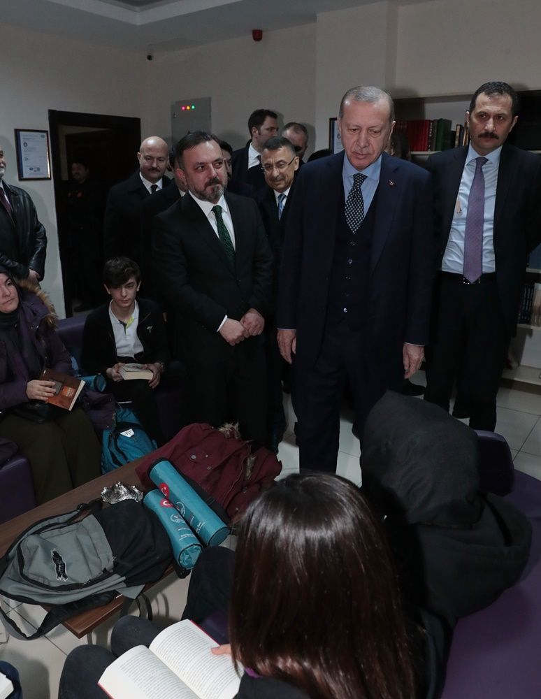 Erdoğan'dan millet kıraathanesi ziyareti... 4