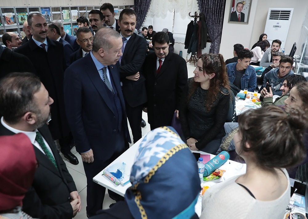 Erdoğan'dan millet kıraathanesi ziyareti... 13