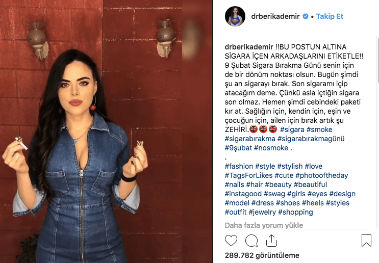 Fenomen doktor adayından sigaralı paylaşım! 3