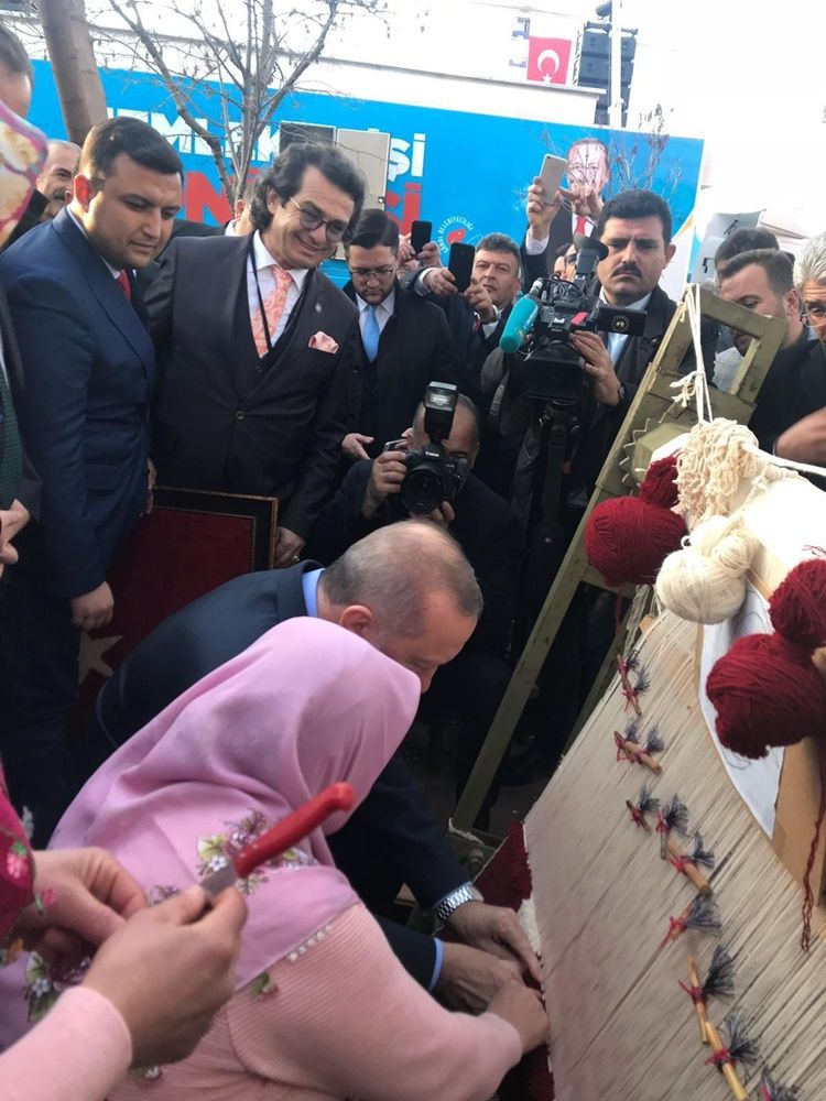 Cumhurbaşkanı Erdoğan da ilmek attı... 3