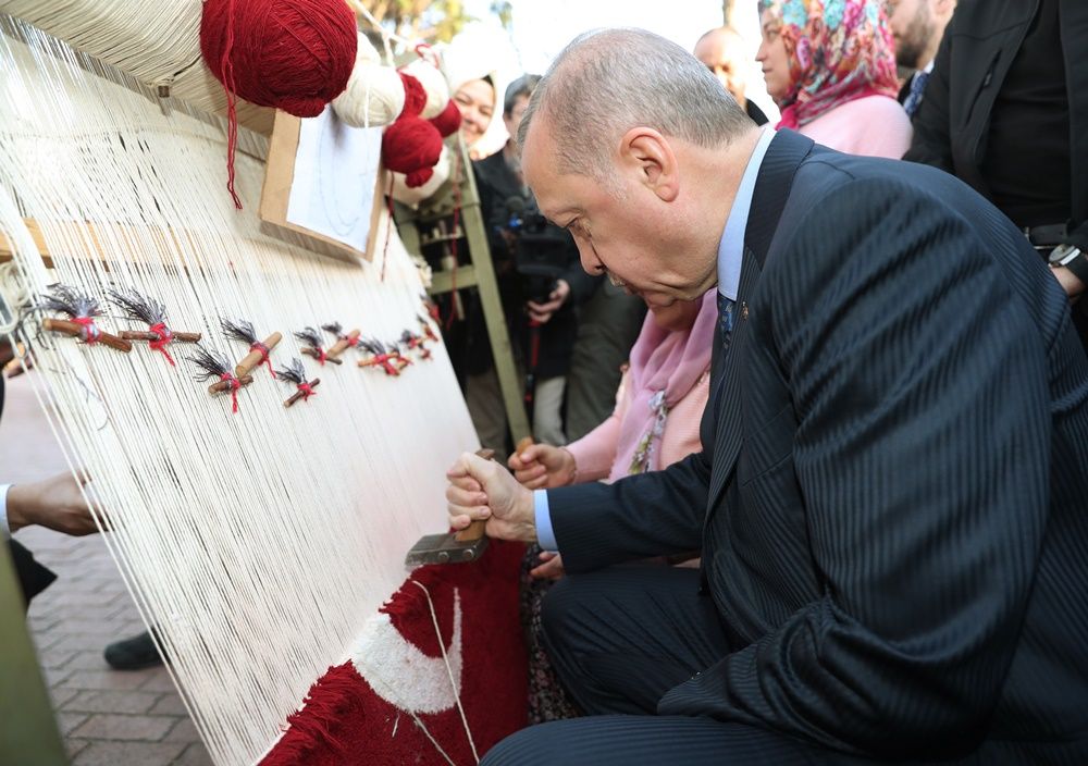 Cumhurbaşkanı Erdoğan da ilmek attı... 5