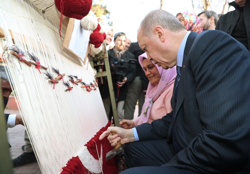 Cumhurbaşkanı Erdoğan da ilmek attı... 6