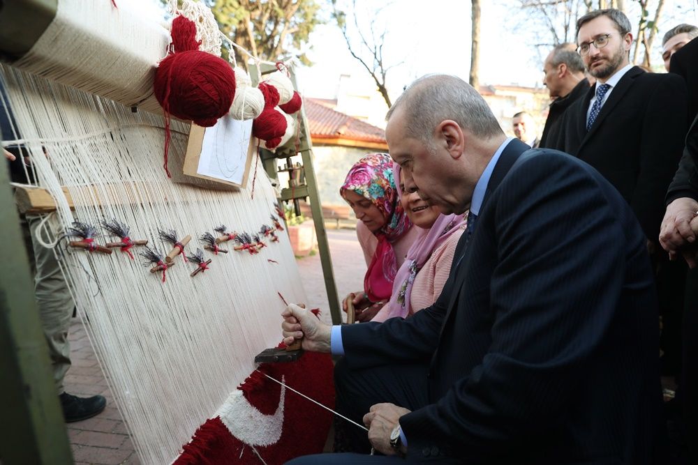 Cumhurbaşkanı Erdoğan da ilmek attı... 7