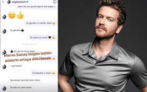 Merve Sanay ve Engin Öztürk'ün özel mesajları ifşa oldu! 1