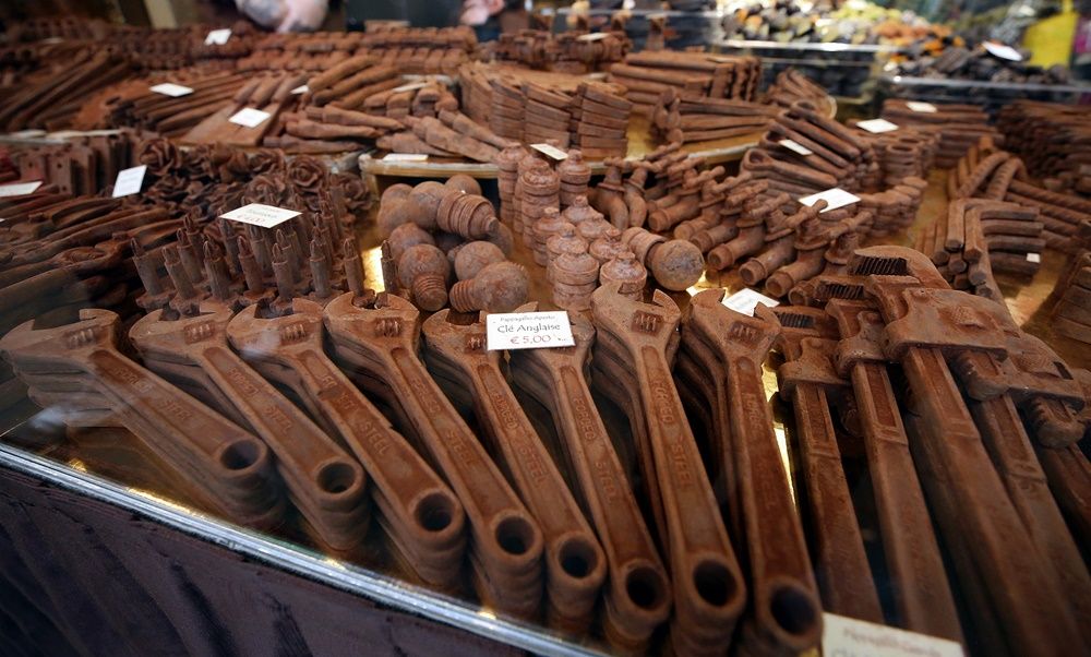 Gördüklerinizin hepsi çikolatadan yapıldı... 6