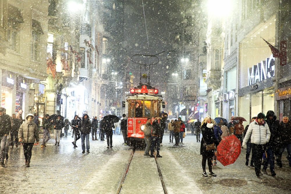 İstanbul'dan kartpostallık kar manzaraları... 12