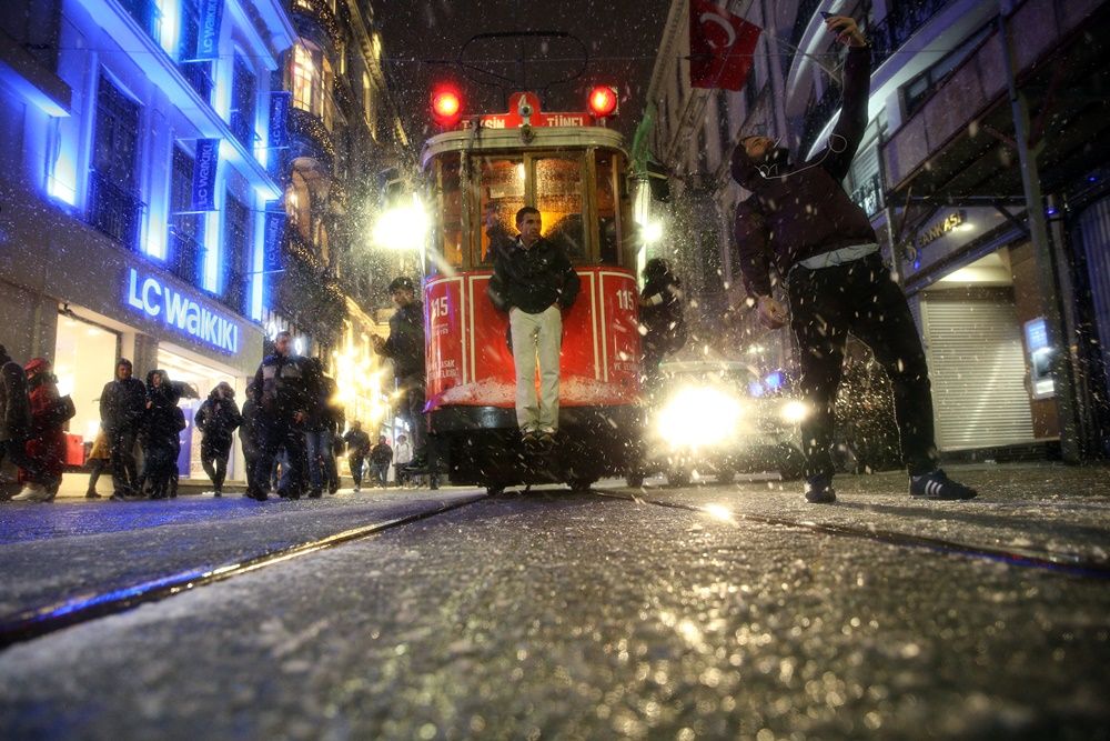 İstanbul'dan kartpostallık kar manzaraları... 13
