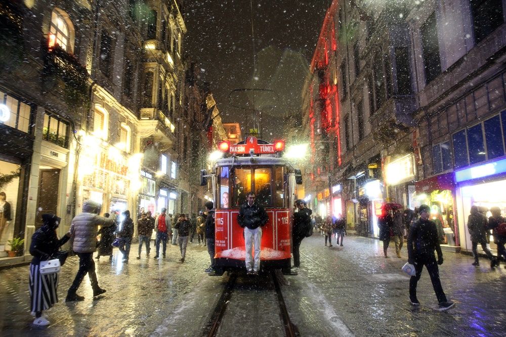 İstanbul'dan kartpostallık kar manzaraları... 14