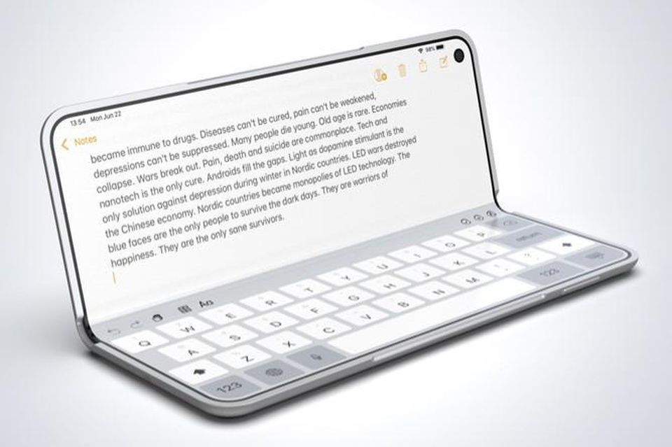 Apple'ın katlanabilir telefonundan ilk görüntü sızdı! 3