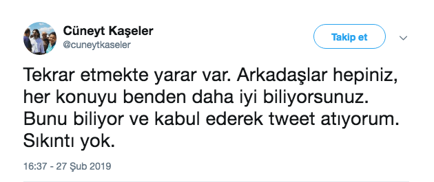 Cüneyt Kaşeler yorumlara noktayı böyle koydu! 2