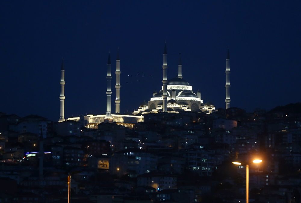 Çamlıca Camii'nden muhteşem kareler... 2
