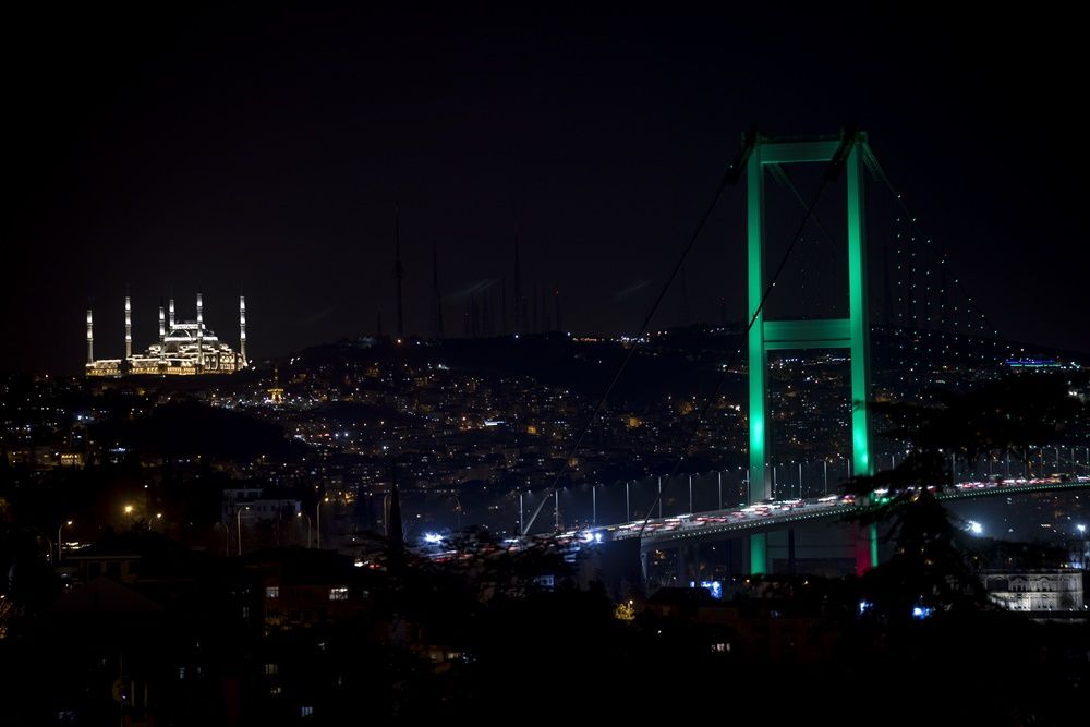 Çamlıca Camii'nden muhteşem kareler... 11