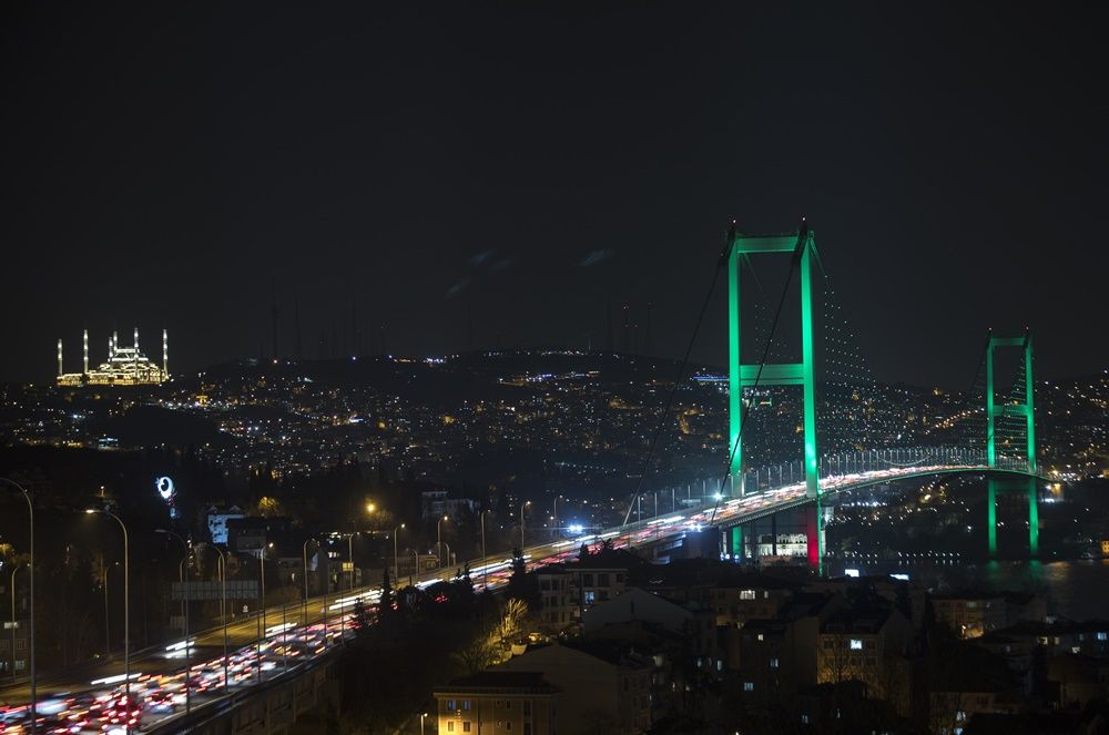 Çamlıca Camii'nden muhteşem kareler... 13