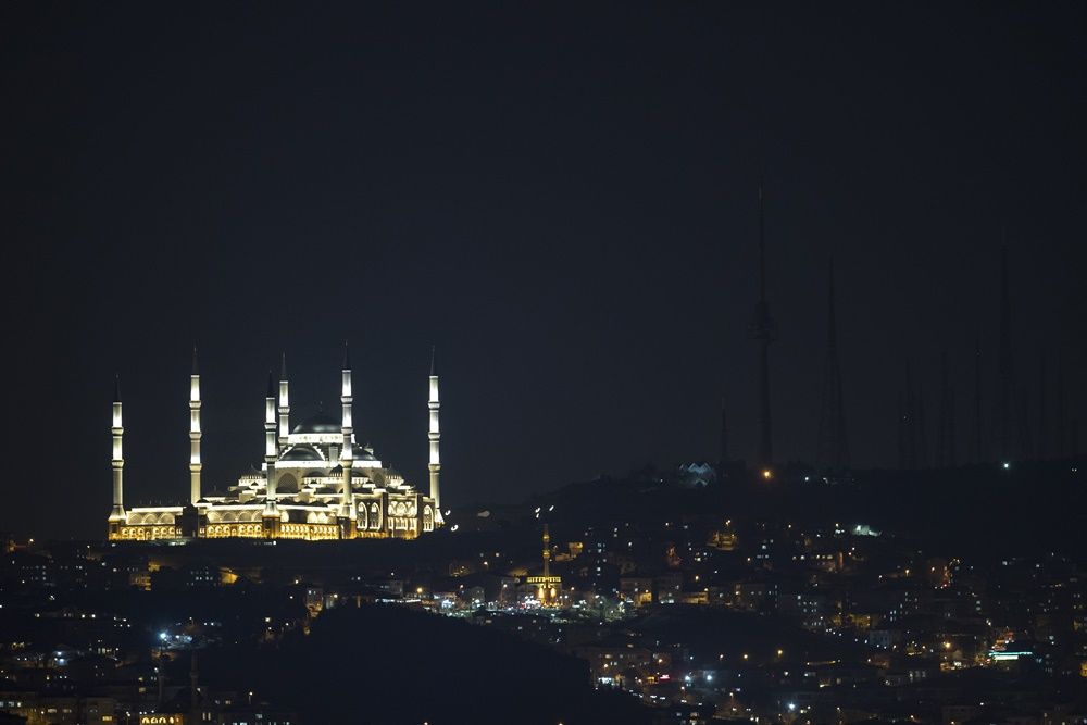 Çamlıca Camii'nden muhteşem kareler... 14