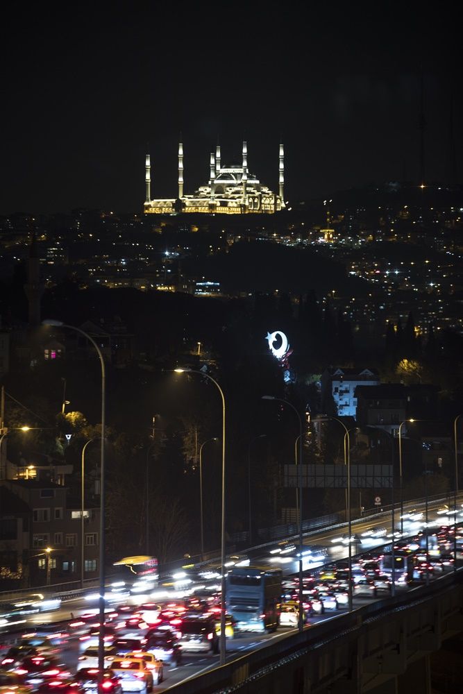 Çamlıca Camii'nden muhteşem kareler... 15