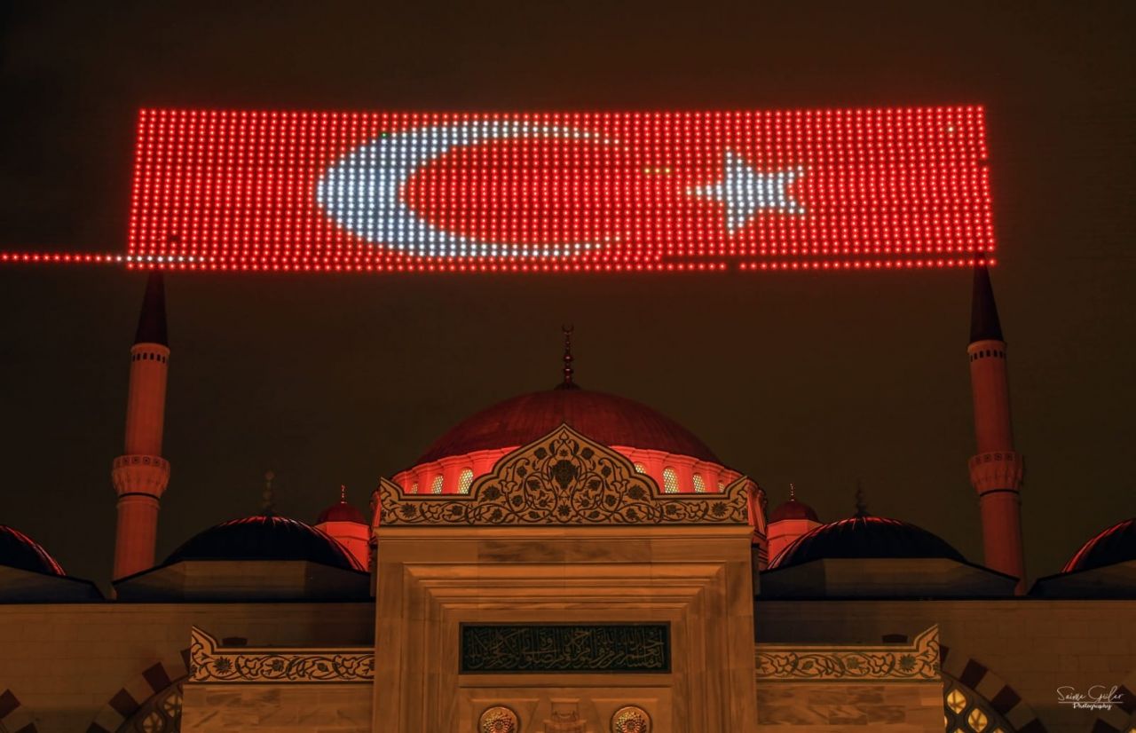 Çamlıca Camii'ne bir de böyle bakın! 2