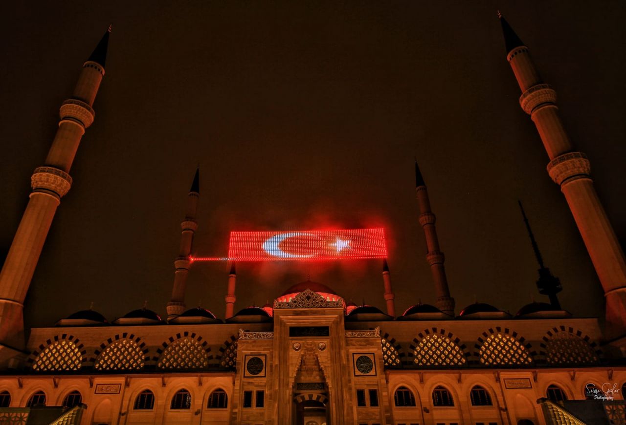 Çamlıca Camii'ne bir de böyle bakın! 22