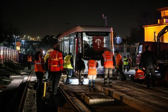 Eminönü-Alibeyköy tramvay hattında test sürüşü! 10