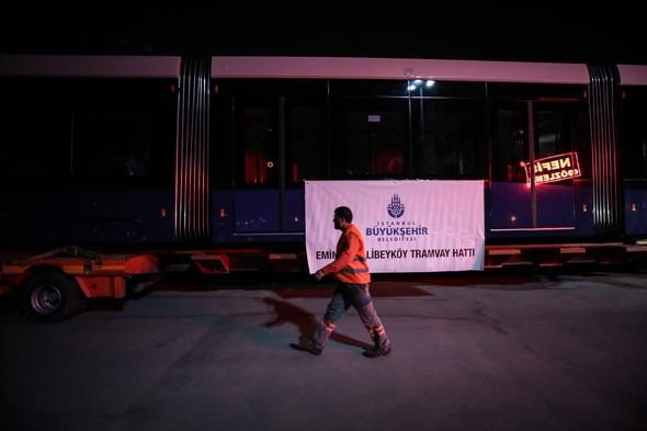 Eminönü-Alibeyköy tramvay hattında test sürüşü! 2