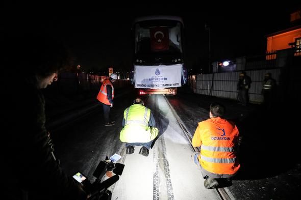 Eminönü-Alibeyköy tramvay hattında test sürüşü! 9