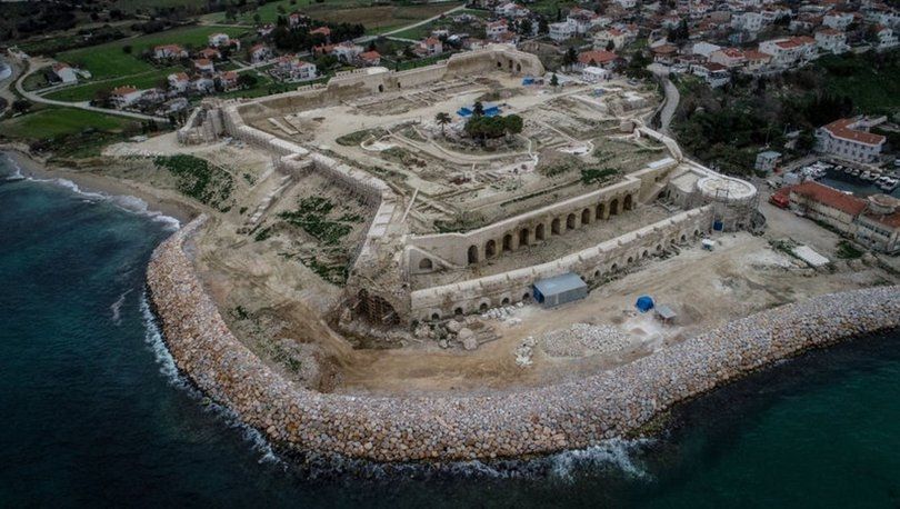 Boğazı savunan 360 yıllık kalede sona gelindi... 10