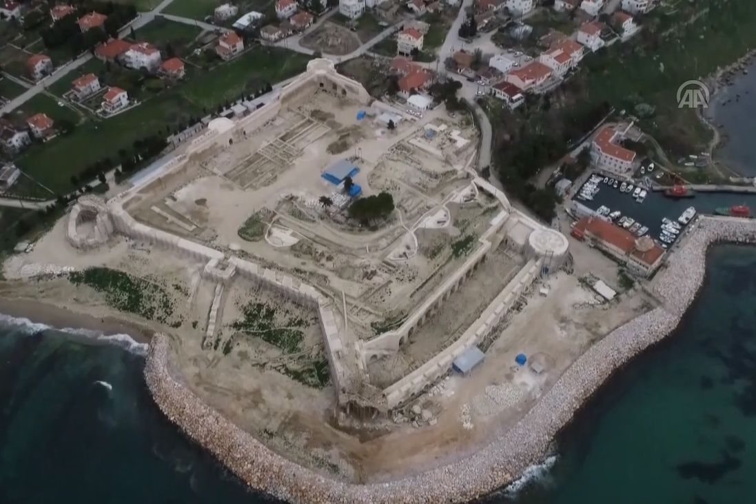Boğazı savunan 360 yıllık kalede sona gelindi... 1