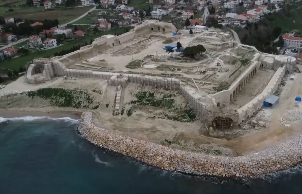 Boğazı savunan 360 yıllık kalede sona gelindi... 5
