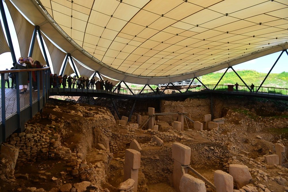 Göbeklitepe'ye ziyaretçi akını... 7