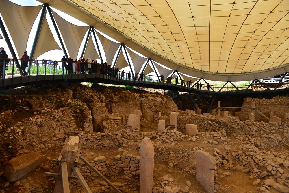 Göbeklitepe'ye ziyaretçi akını... 9